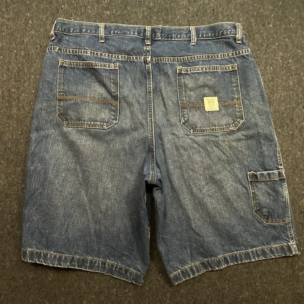 Eddie Bauer Medium Washed Preppy Classic Denim Shorts Men's Sz 42‎ Outdoor Wear